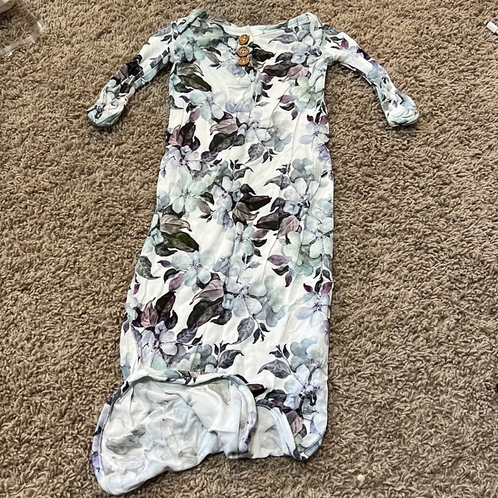 Posh Peanut Knotted Gown 0-3 Months